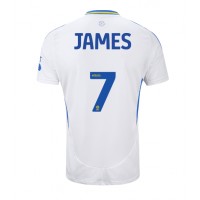 Fotballdrakt Herre Leeds United Daniel James #7 Hjemmedrakt 2024-25 Kortermet